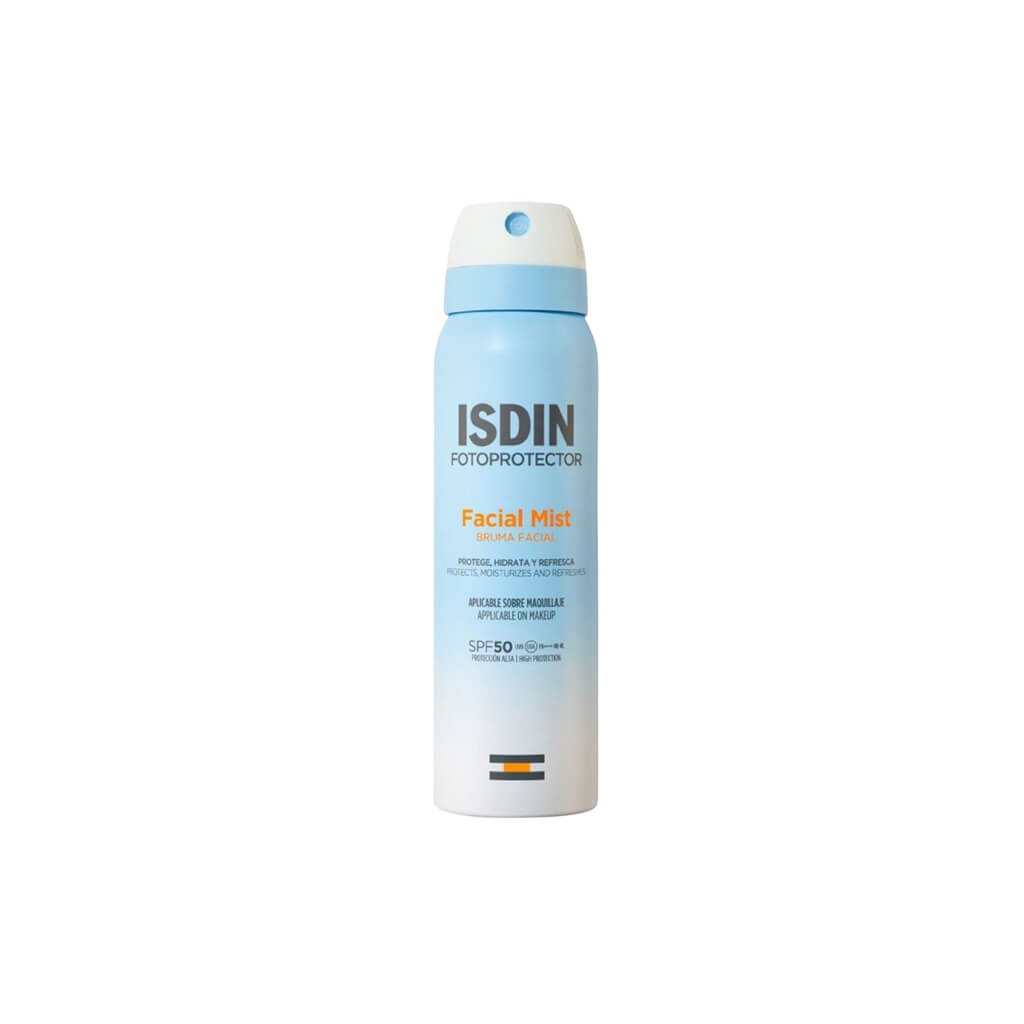 Bruma facial con protección solar SPF 50